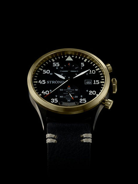 Strond DC-3 MKll Aviation Watch | Swiss Movement | Black & Bronze