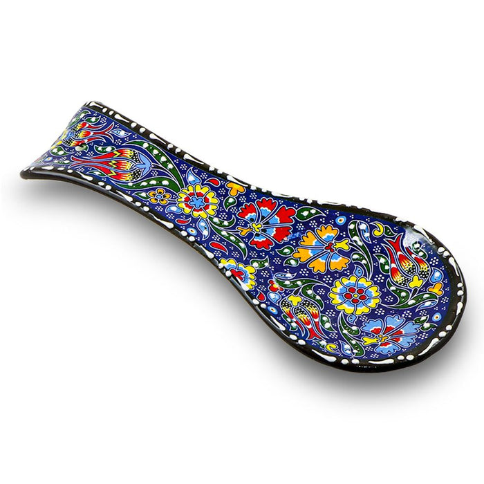 Ceramic Spoon Rest Tulip Navy 24cm