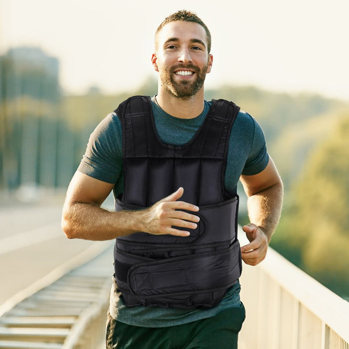 20KG Adjustable Weight Vest for Running, Gym Training & Weight Loss - High Quality HOMCOM