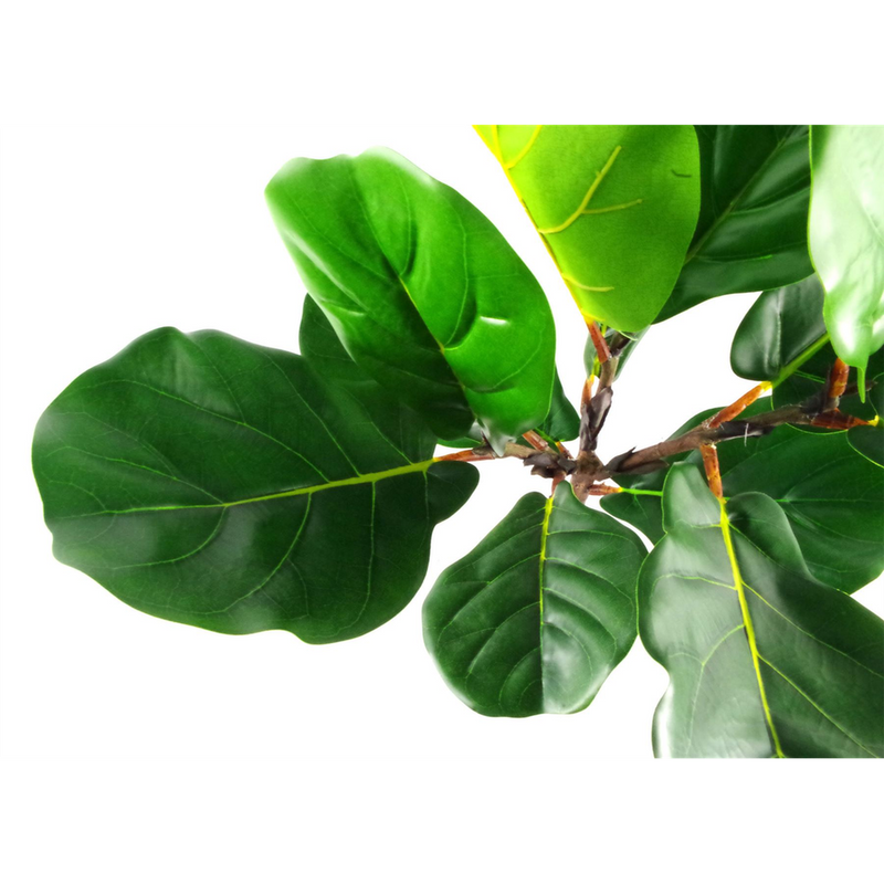 Premium 60cm Fiddle Fig Plant - Lifelike Artificial Décor for All Spaces