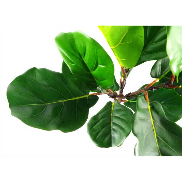 Premium 60cm Fiddle Fig Plant - Lifelike Artificial Décor for All Spaces