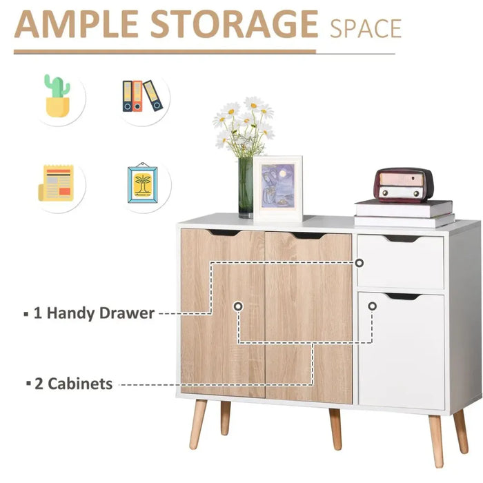 Storage Cabinet Sideboard with Drawer Bedroom, Living Room, Home Office