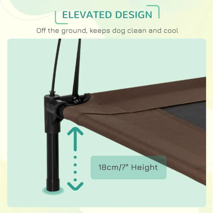 Ultimate Outdoor Dog Bed with Canopy - Elevated & Comfortable for All Breeds - High Quality