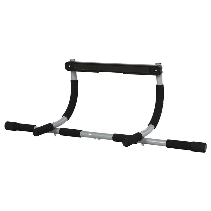 HOMCOM Indoor Fitness Door Bar - Upper Body Workout - Home Gym - Pull-ups - Professional Quality