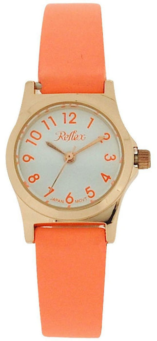 Reflex Girls Ladies White Dial Leather Strap Watch 1013 - Multiple Colors - High Quality