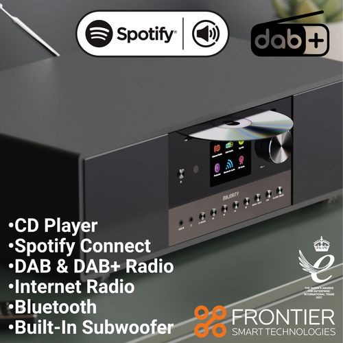 MAJORITY QUADRIGA MUSIC SYSTEM BLACK