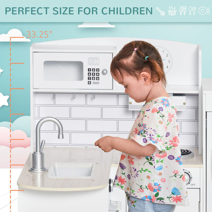 Premium Kids Kitchen Play Set - Realistic, Interactive & Educational Toy - Safe & Durable - Ideal for Ages 3+