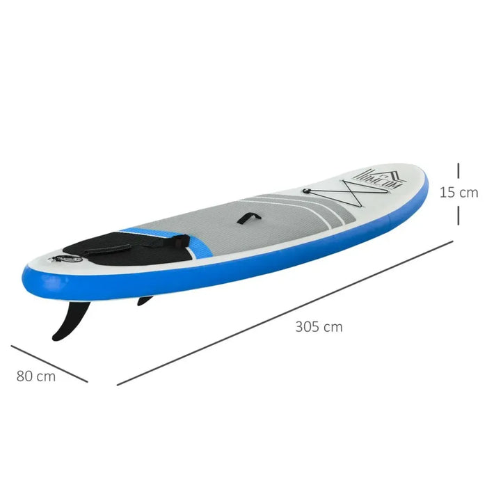 10ft Inflatable SUP Board with Carry Bag & Accessories - Perfect for Adults & Kids - Durable & Easy to Use - Max Load 120kg