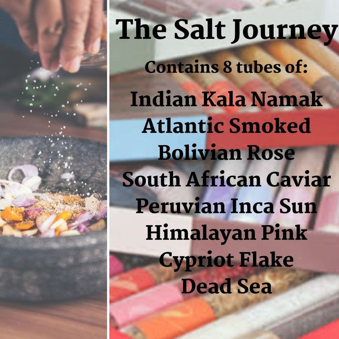 The Salt Journey | Collection of 8 Different Natural Salts