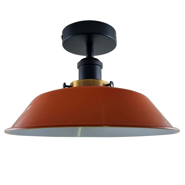 Modern Industrial Ceiling Light Fitting Flush Mount Light Metal Indoor Light