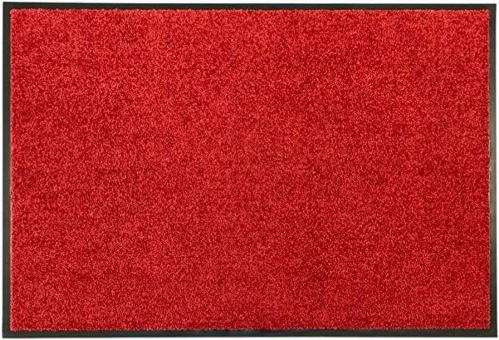 Wash & Clean 60x120 Dark Red - Durable, High Traffic Area Mat for Home, Workplace, Sports Center, Shop