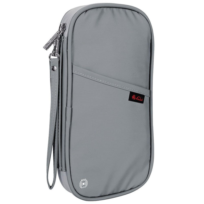 VINSANI DELUXE PASSPORT ORG L GREY 1010324 - Travel with Ease and Organize in Style!