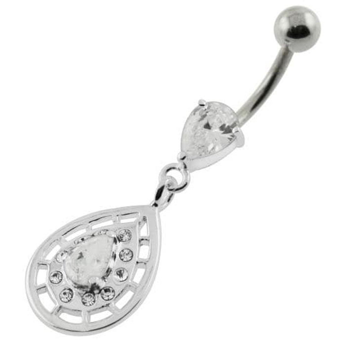 Tear Drop Patten Navel Belly piercing