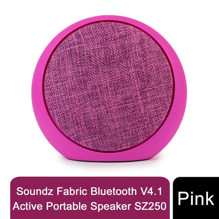 Soundz Fabric Bluetooth V4.1 Active Portable Speaker SZ250 & SZ300