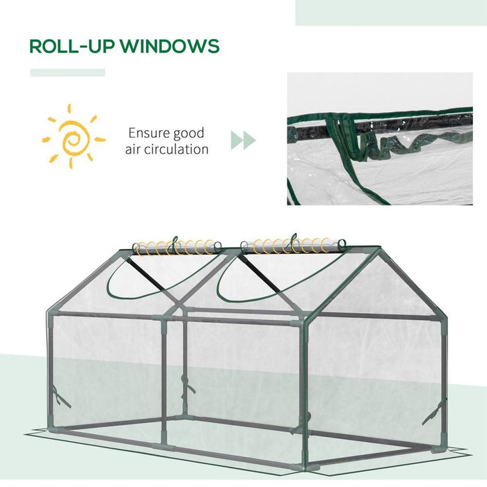 Outsunny Greenhouse Plants Foil Tomato Vegetable House