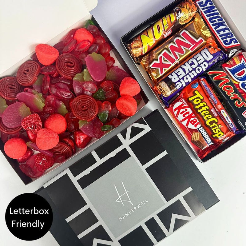Red Sweets Letterbox Gift Hamper
