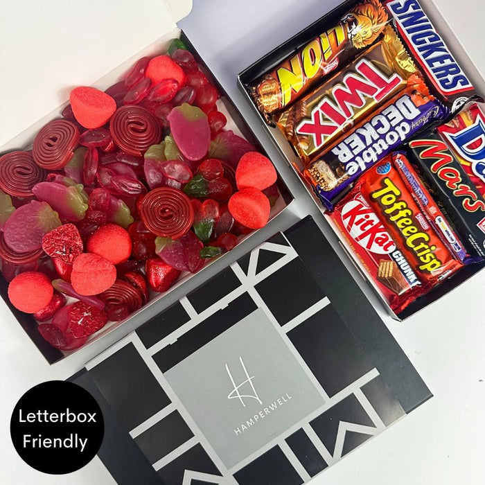 Red Sweets Letterbox Gift Hamper