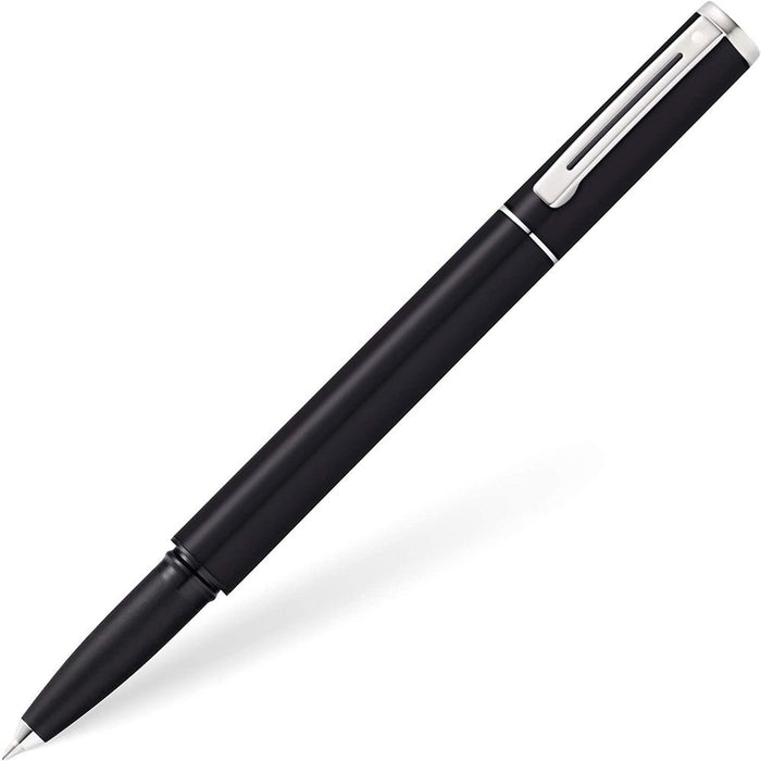 Sheaffer Pop Rollerball Pen Medium Tip, BLACK, Chrome Trim, Luxury Gift Box - Best Quality!