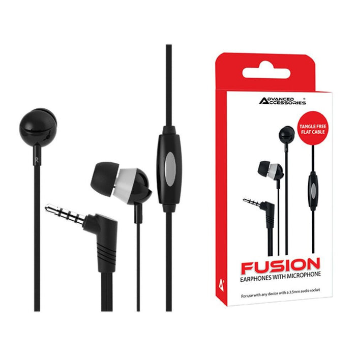 Advanced Accessories Fusion Earphones with Microphone