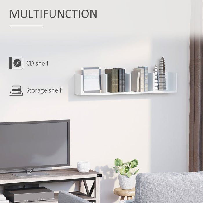 Premium Quality Multi-Media Wooden Shelf - Organize Your Collection