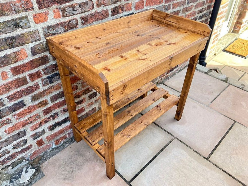Premium Rot-Free Garden Table: Davenport Utility - Ideal for Potting/Seeding. 10 Year Guarantee.