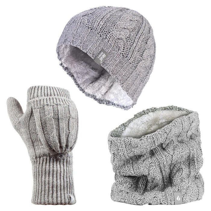 Heat Holders - Ladies Set - Hat / Converter Glove / Neckwarmer