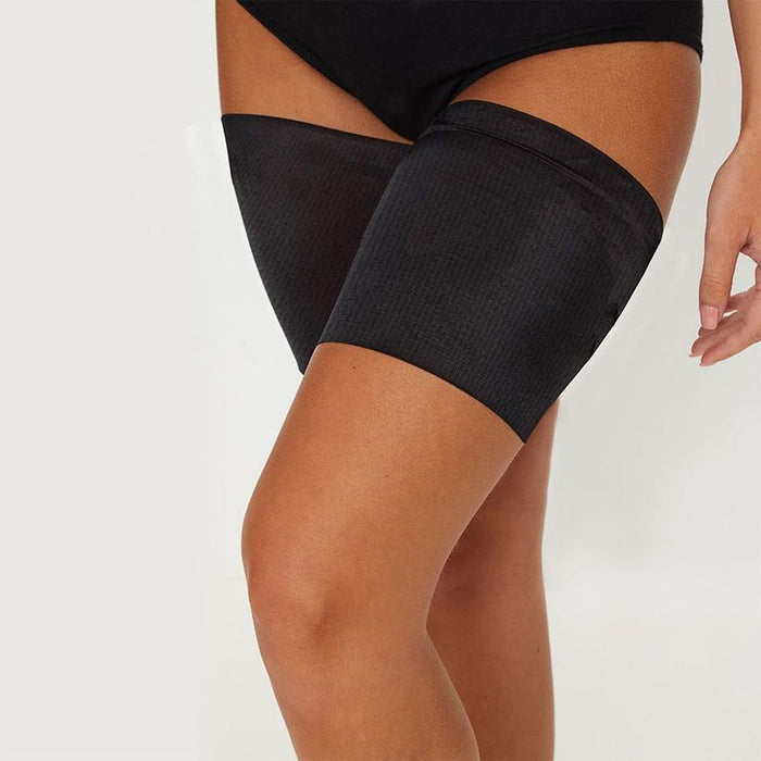 Premium Unisex Elastic Anti-Chafing Thigh Band - No More Chafing! [M]