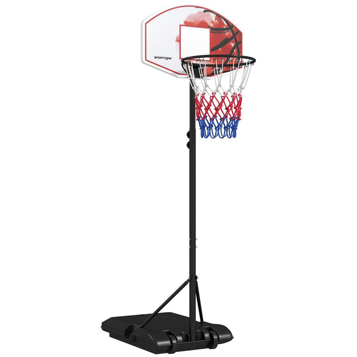 SPORTNOW Adjustable Basketball Stand Net Set System - 179-209cm - High Quality