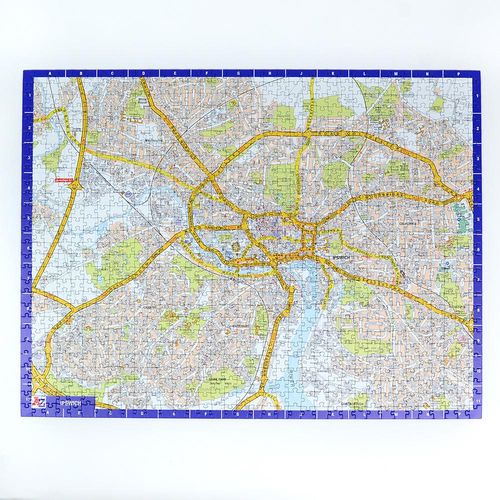 A to Z Map of Ipswich 1000 Piece Jigsaw Puzzle