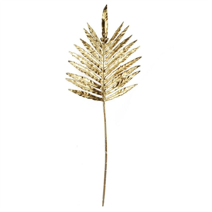 Premium 95cm Gold Palm Leaf - High Quality Artificial Plant Decoration - Wired Stems - Versatile & Easy to Arrange - Limited Stock