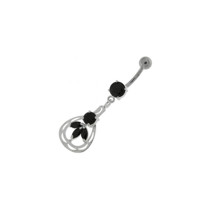 Jeweled Dangling Fashion Navel Belly button Ring