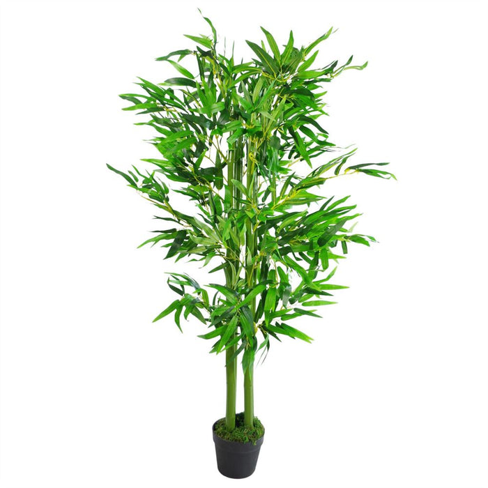 XL 4ft Green Leaf Artificial Bamboo Plants - Realistic & Maintenance-Free