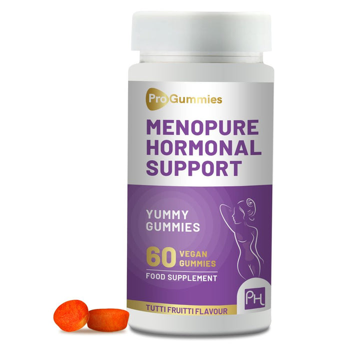 Menopure Hormonal Support Gummies | Menopause Relief | 60 Vegan Pro Gummies