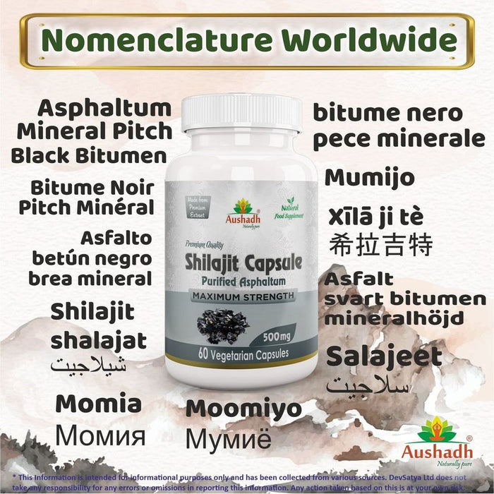 Premium Shilajit Capsule | Immune Support | High Quality | Himalayan Origin | 84 Minerals