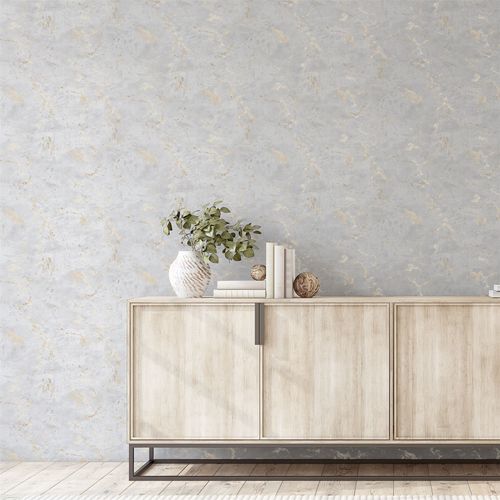 Venetian Plaster Grey/Gold sw12 wallpaper