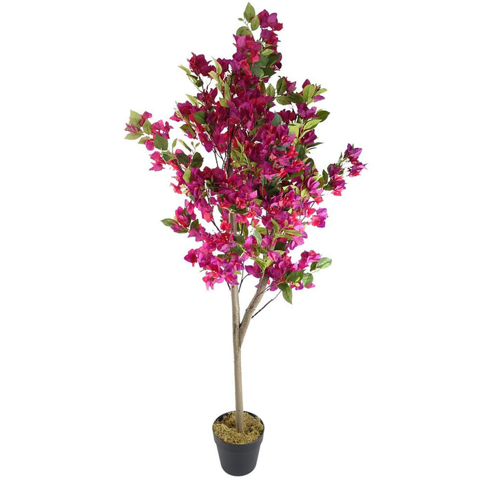 150cm Premium Artificial Pink Bougainvillea Tree - Lifelike, Low-Maintenance Décor