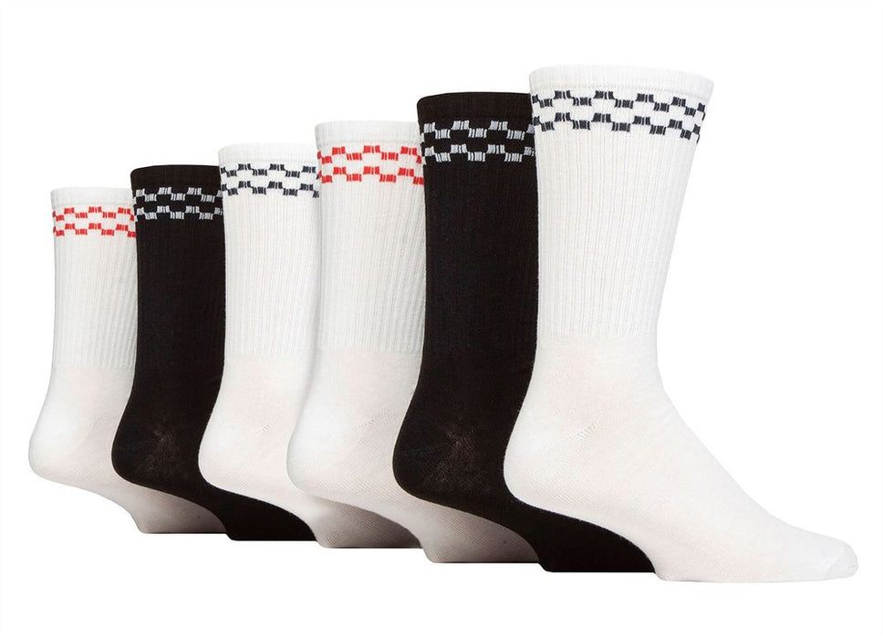 6PK - Wildfeet Sports Socks - 144 Single Cylinder