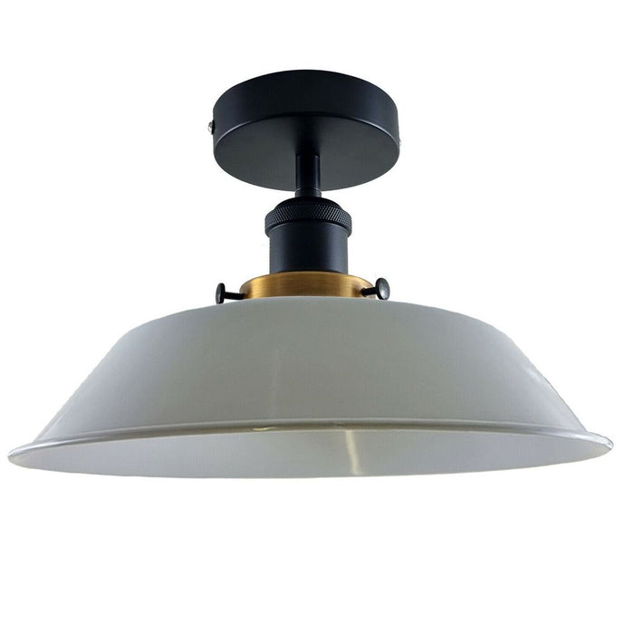 Modern Industrial Ceiling Light Fitting Flush Mount Light Metal Indoor Light