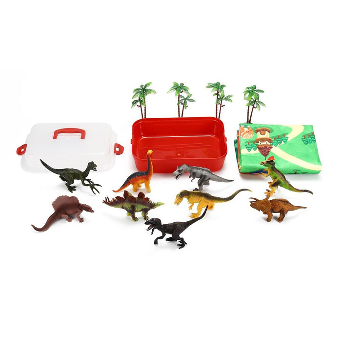 SOKA Dinosaur Playset - Realistic Figures, Safe & Educational - Ideal Gift!