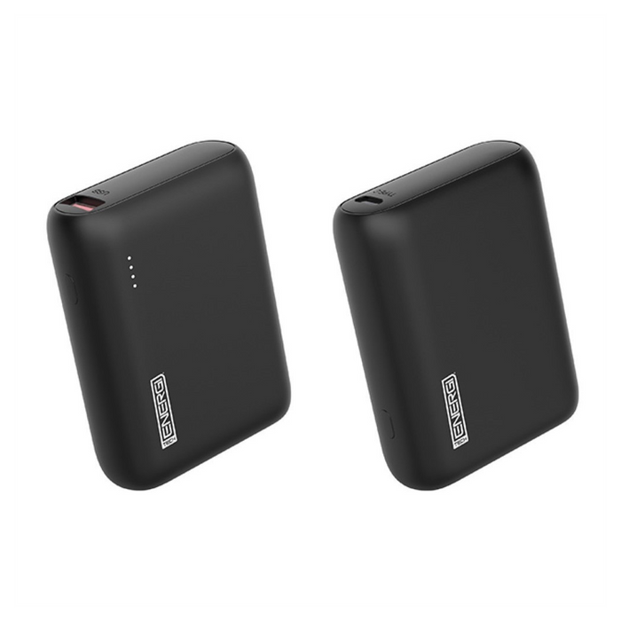 Tech Energi® TE100 PD QC 3.0 10000mAh Power Bank - Black. Fast Charge. Portable. Lifetime Warranty.