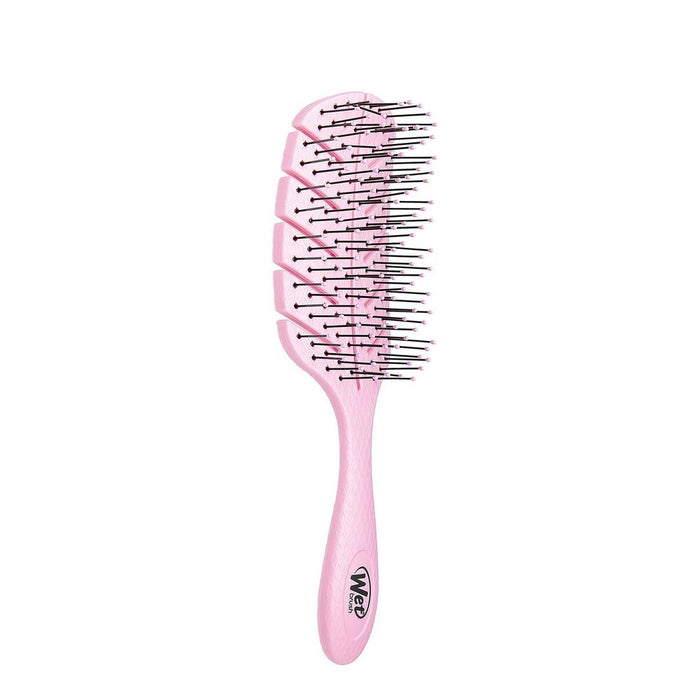 WetBrush Go Green Detangler - Quality Hair Brush for Easy Detangling - Eco-Friendly Pink - Professional Seller