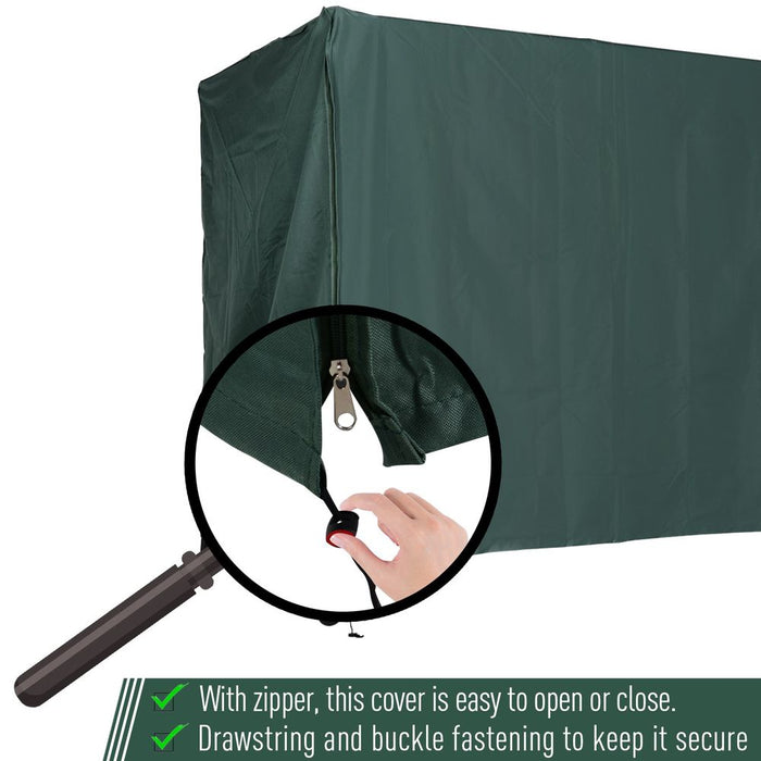 High Quality Waterproof Swing Chair Cover - Protect Your Outdoor Furniture - Durable Oxford Polyester - Green