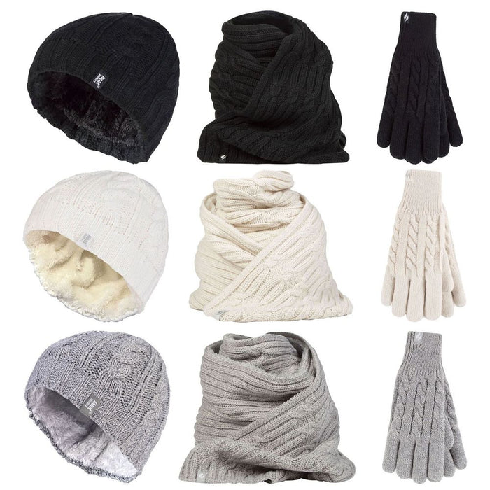 Heat Holders - Ladies Hat, Scarf & Gloves Set