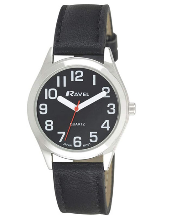 Ravel Womens Classic Strap Black Watch R0125.03.2