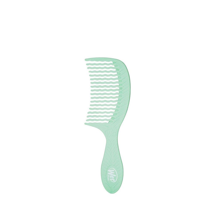 WetBrush Go Green Tea Tree Oil Treatment Comb - High Quality, Professional Hairbrush for Restoring Shine - Detangling and Split End Minimizing - Ideal After Dry Shampoo - Perfect for All Hair Types