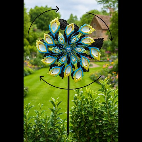Peacock Wind Spinner