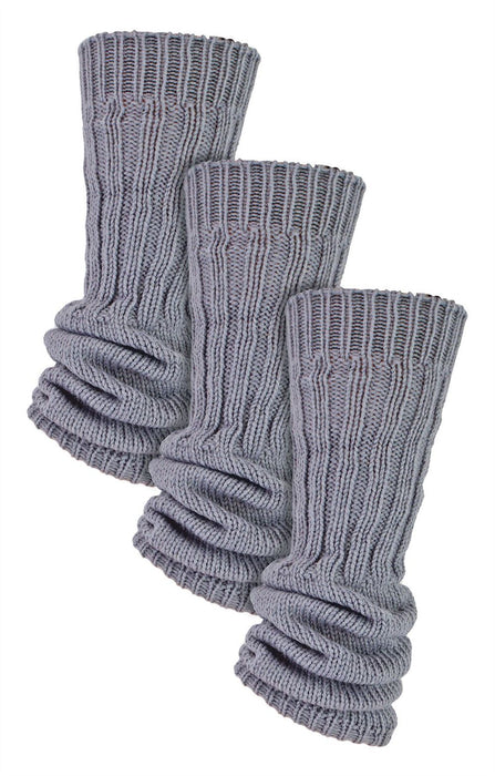 Sock Snob - Ladies 3 Pack Chunky Leg Warmers