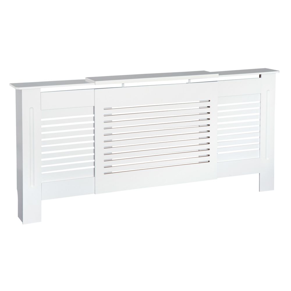 Extendable MDF Radiator Cover MDF-White — InStock