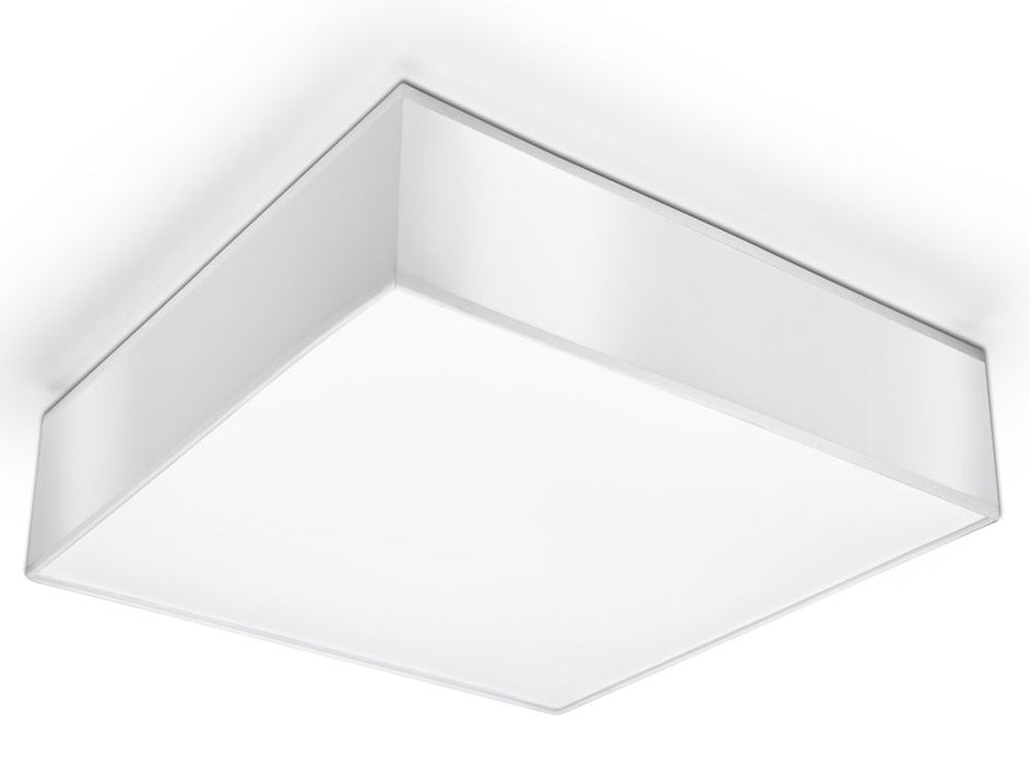 Modern Loft Design Square Ceiling Lamp - HORUS 35 White LED E27