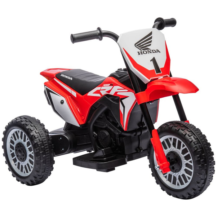 HOMCOM Honda CRF450RL Licensed 6V Kids Electric Motorbike with Horn - Red